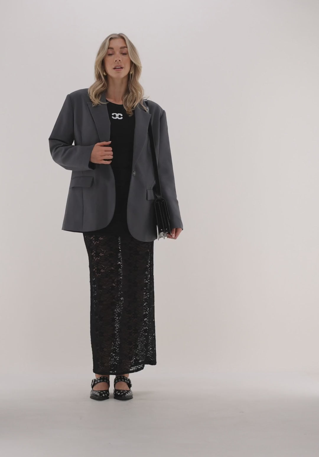 Video laden: Co'couture Granny CC Logo-T-Shirt – Schwarz