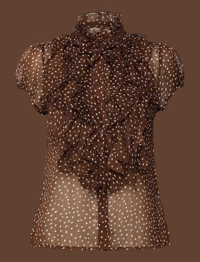 Saint Tropez LiljaSZ Crinkle SS Hemd