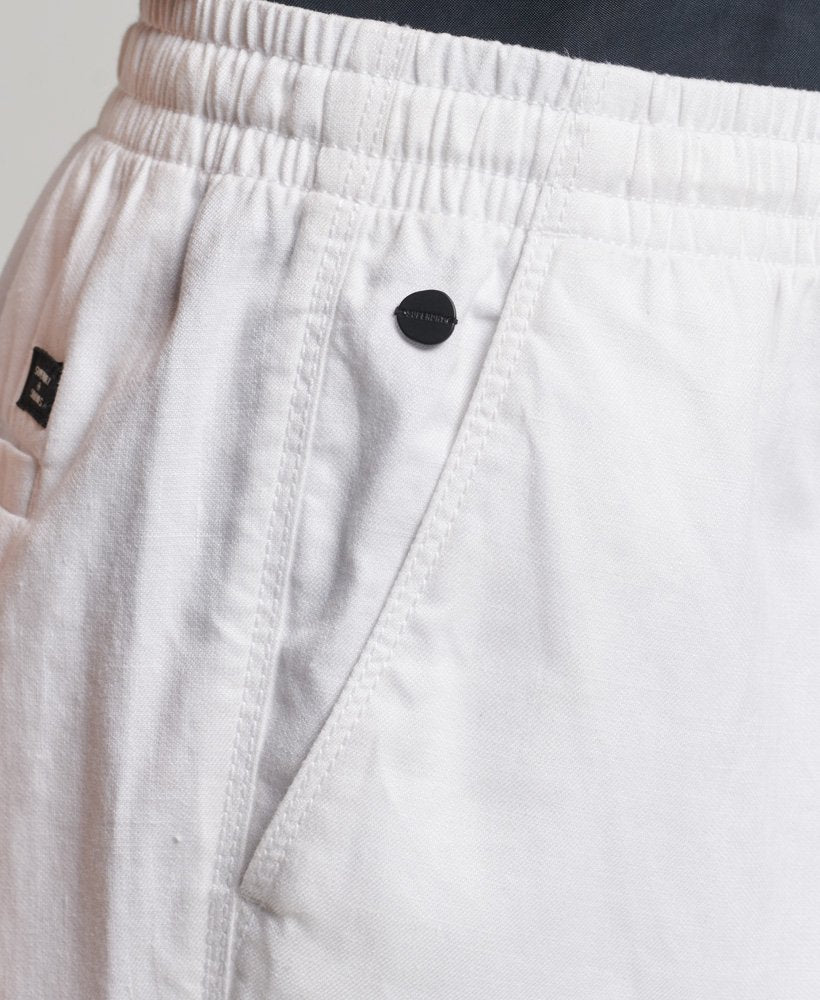 Superdry Studios Canvas-Jogginghose – Weiß