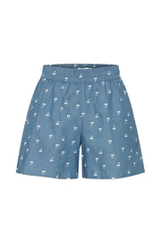 b.young Hege Denim-Shorts in Mittelblau